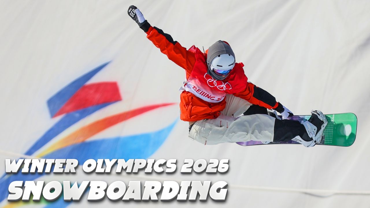2026 Winter Olympics snowboarding halfpipe competition in Italy