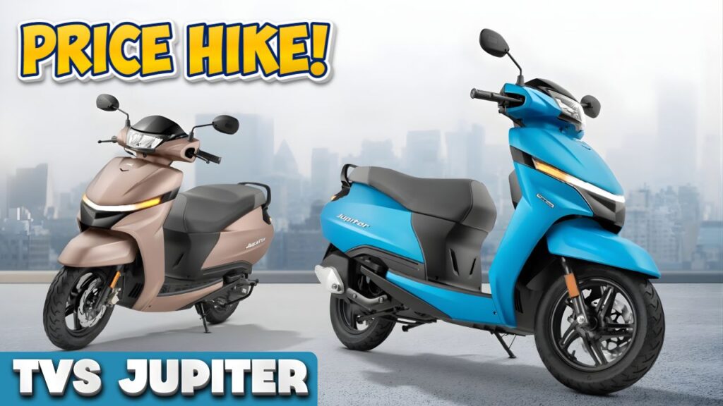 TVS Jupiter 110 price hike