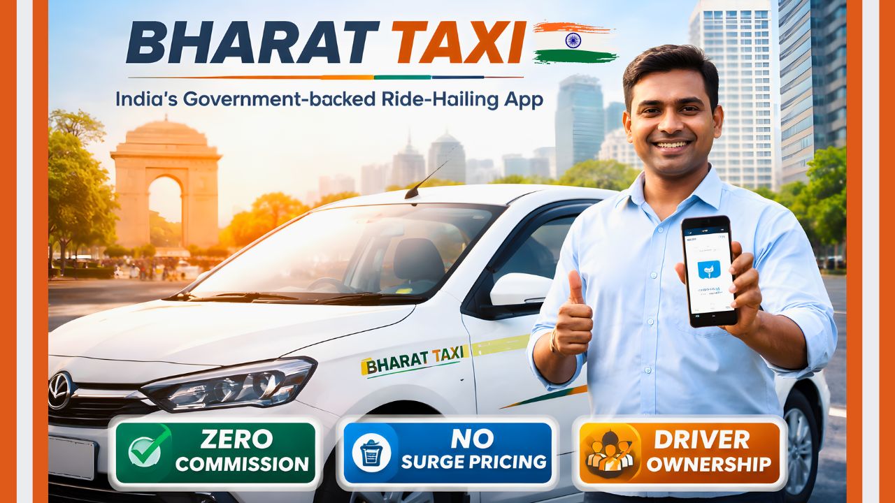 Bharat Taxi Launches as Government-Backed Ride-Hailing Platform With Zero Commission and No Surge Pricing