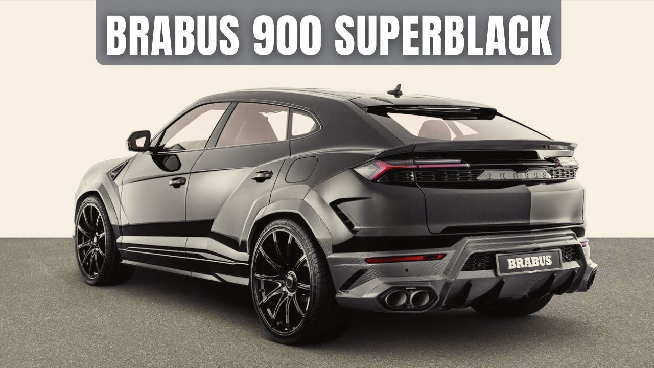 Brabus 900 Superblack rear carbon fiber diffuser