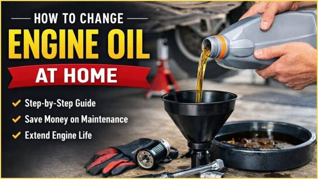 How to change engine oil at home step by step 2026 guide