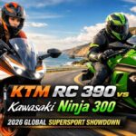 KTM RC 390 vs Kawasaki Ninja 300 supersport comparison on open road