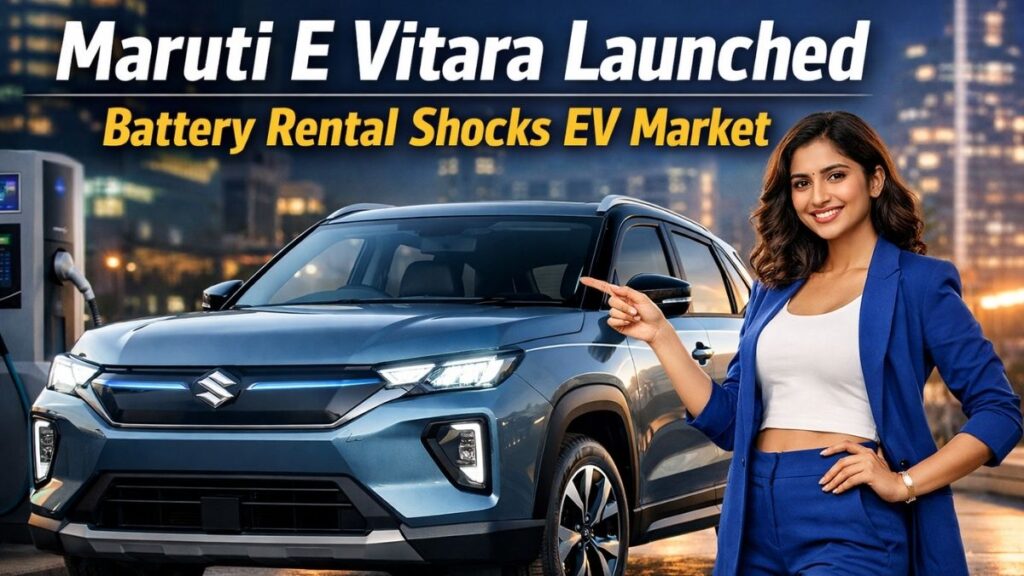Maruti E Vitara launched electric SUV in India 2026