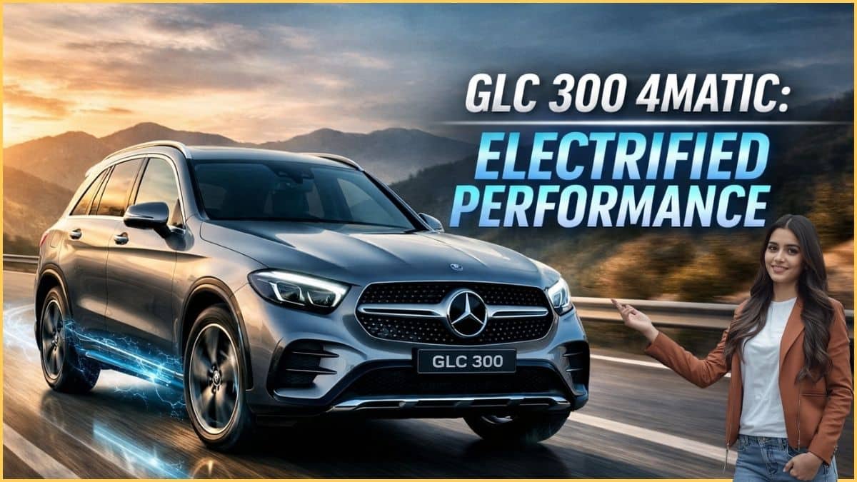 Mercedes-Benz GLC 300 4MATIC Powertrain with 48V mild hybrid engine