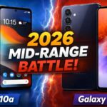 Pixel 10a vs Galaxy A55 full comparison showing both smartphones side by side