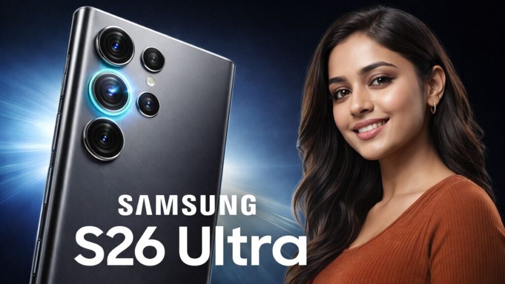 Samsung S26 Ultra showing AI-powered 200MP camera design