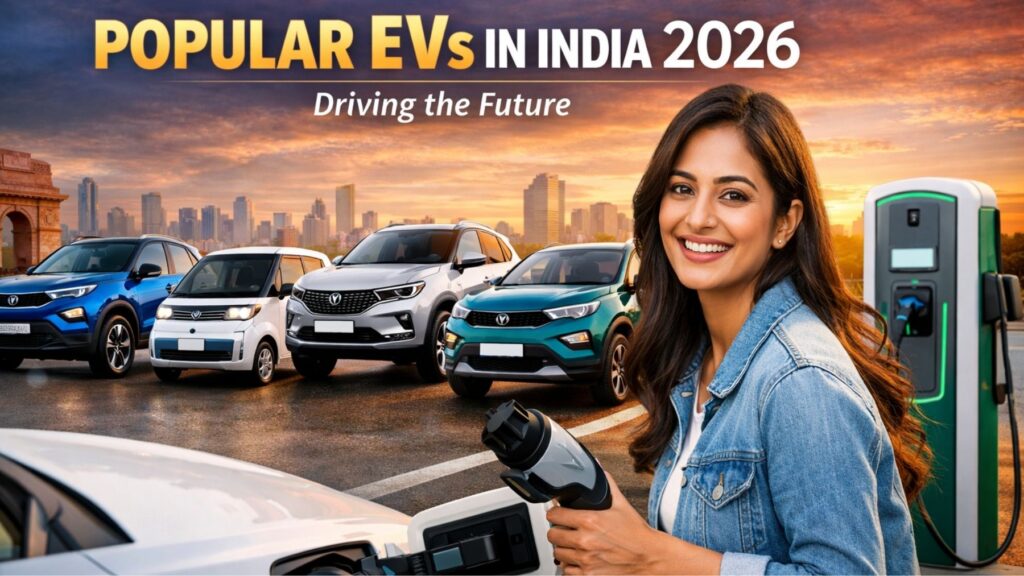 Top Popular EVs Reshaping the Roads in 2026 - Top popular EVs reshaping Indian roads in 2026 including Tata and MG electric vehicles for urban and family mobility