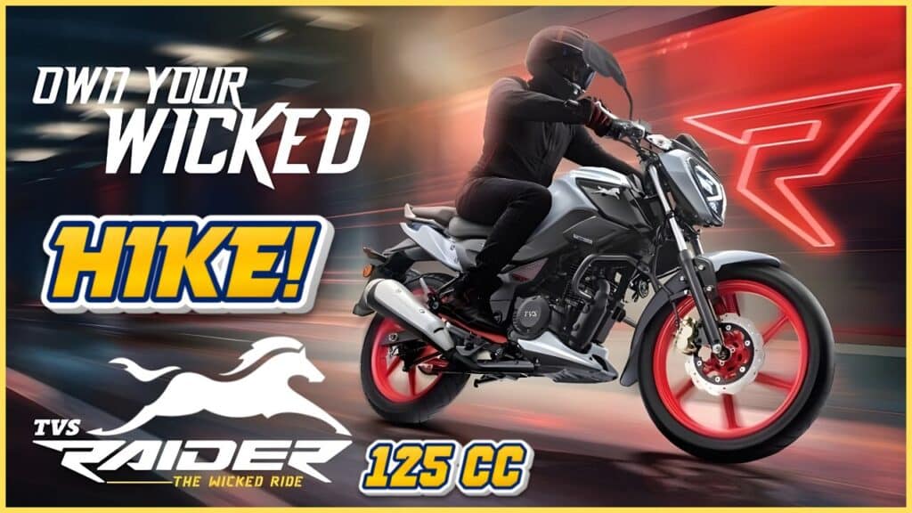 TVS Raider 125 price hike explained with updated design and features