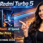 Xiaomi Redmi Turbo 5 showcasing high refresh AMOLED display and gaming performance