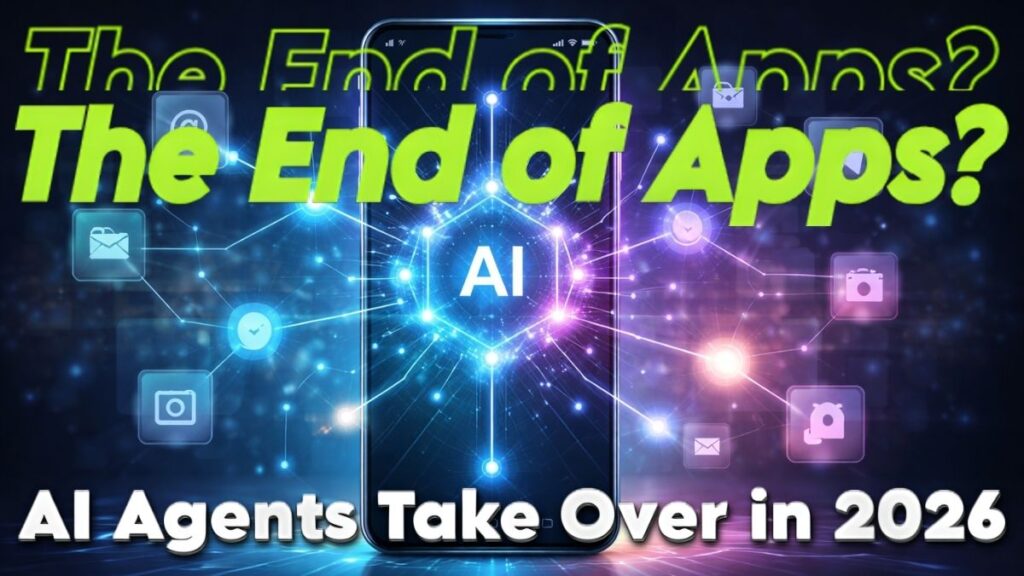 AI Agents in 2026 replacing traditional smartphone apps with autonomous automation