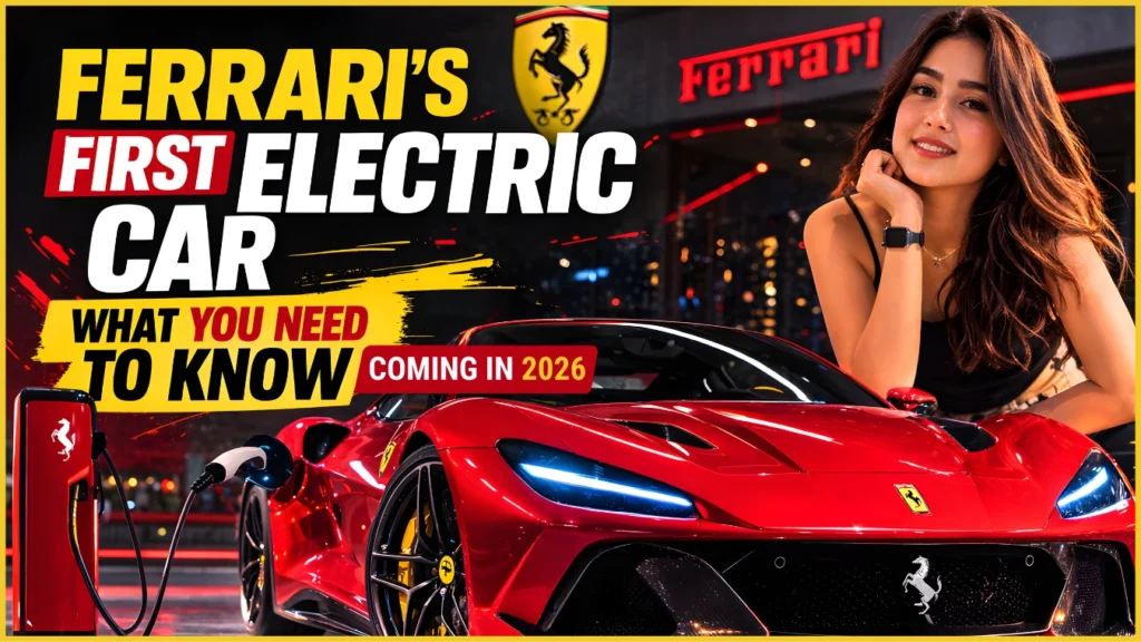Ferrari electric car prototype expected to launch in 2026