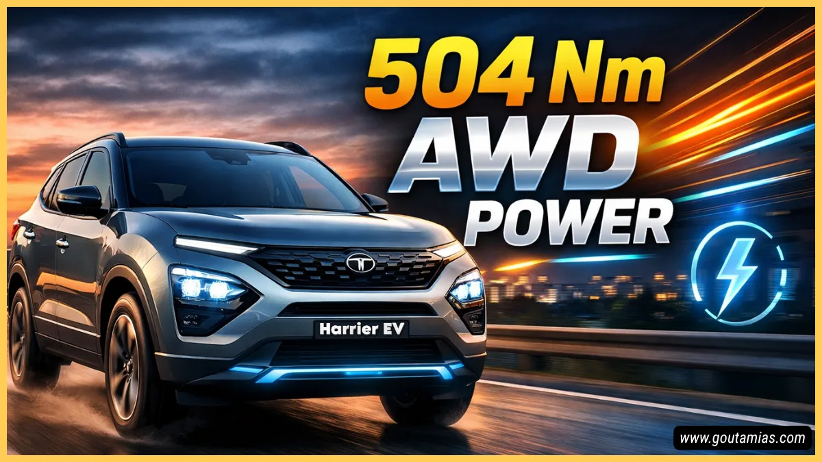 Harrier EV Fearless+ QWD dual motor electric SUV India