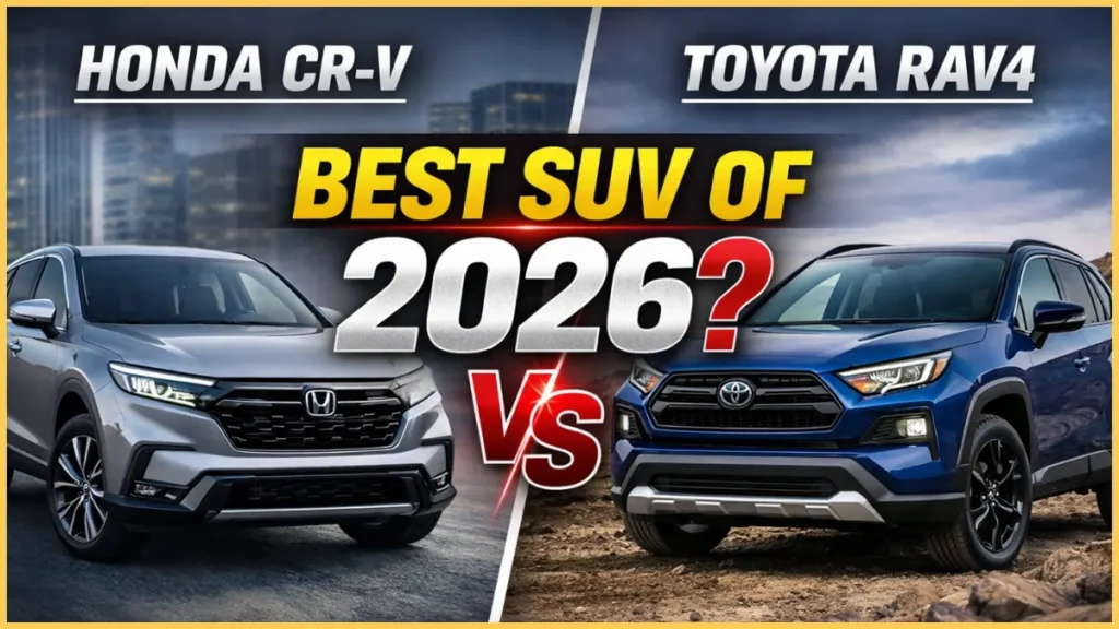 Honda CR-V vs Toyota RAV4 side by side comparison