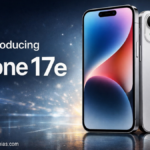 iPhone 17e featured image showing front and rear design with introductory launch overlay