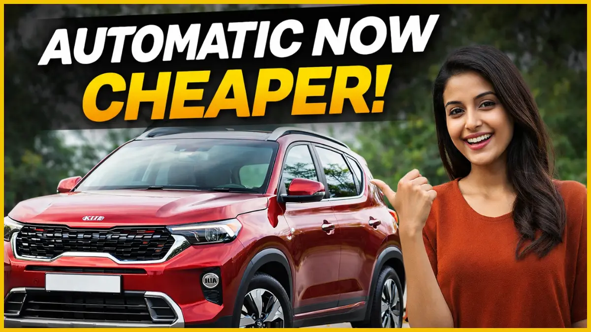 Kia Sonet Automatic Variants available from lower trims with petrol DCT and diesel automatic