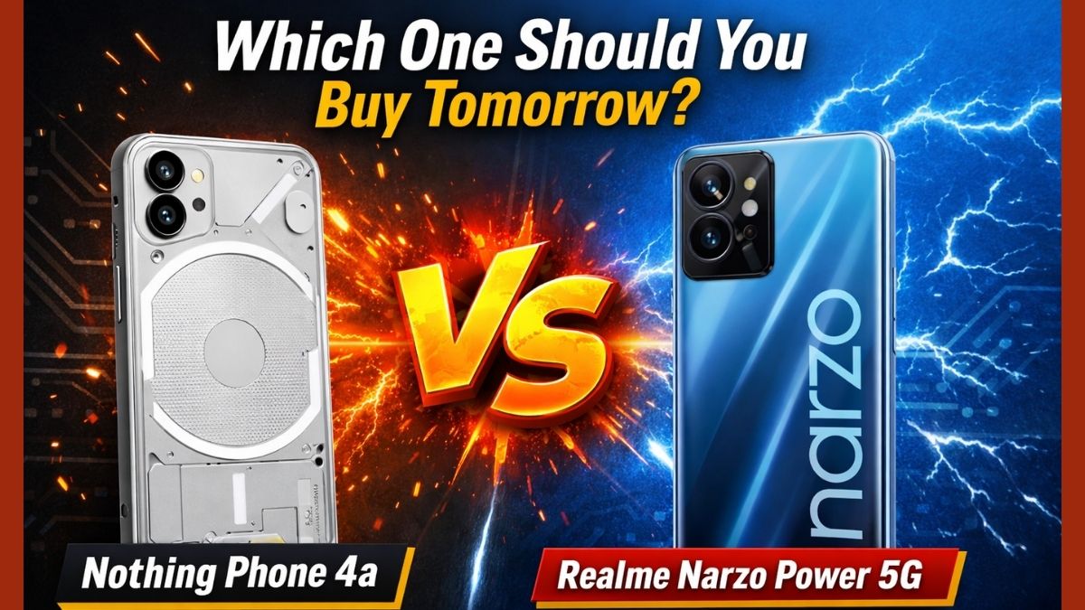 Nothing Phone 4a vs Realme Narzo Power 5G comparison image