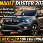 Duster 2026 parked on Indian roads, highlighting SUV design and features Image Title: Renault Duster 2026 Urban Review