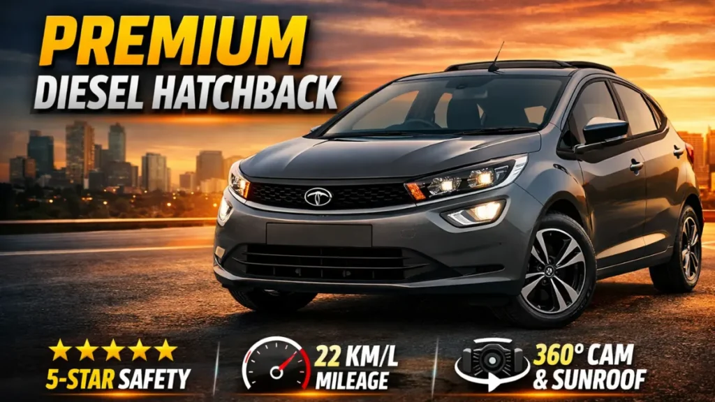 Tata Altroz Accomplished S Diesel with sunroof and alloy wheels