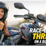 TVS Apache RTR 160 4V parked on road showing sporty design and LED headlamp