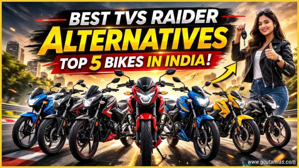 TVS Raider 125 alternatives comparison including Hero Xtreme 125R Honda SP 125 Pulsar 125