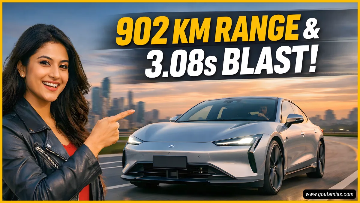 Xiaomi SU7 electric car with 902 km range and high performance